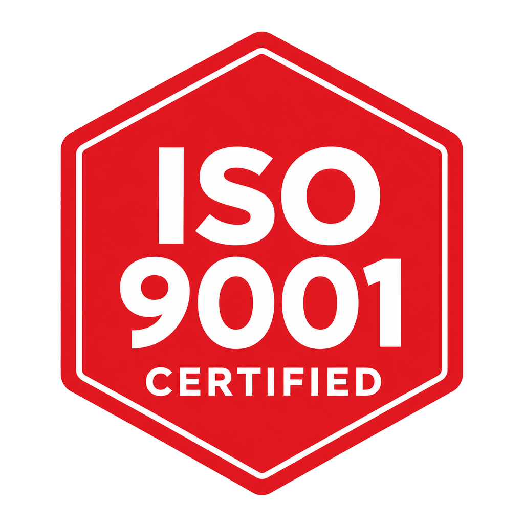 ISO 9001 certified
